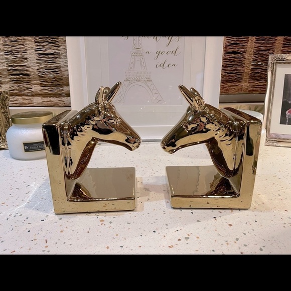 Gold Unicorn Bookends - Picture 5 of 6